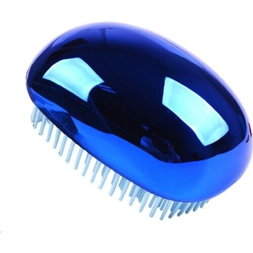 Blue Pink Newly Magic Mini Handle Comb Anti-static Hair Brush Tangle Detangle Shower Massage Hairbrush Comb Salon Hair Styling