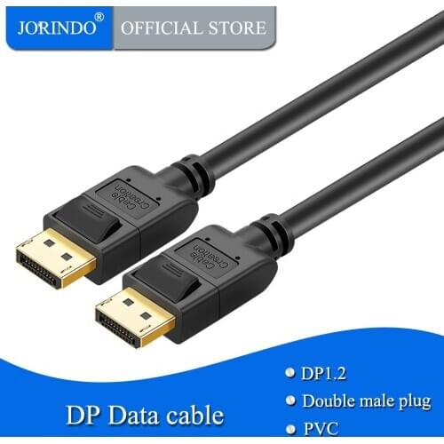 JORINDO DisplayPort to DisplayPort Cable, Gold Plated DP to DP Cable Support 4K Resolution