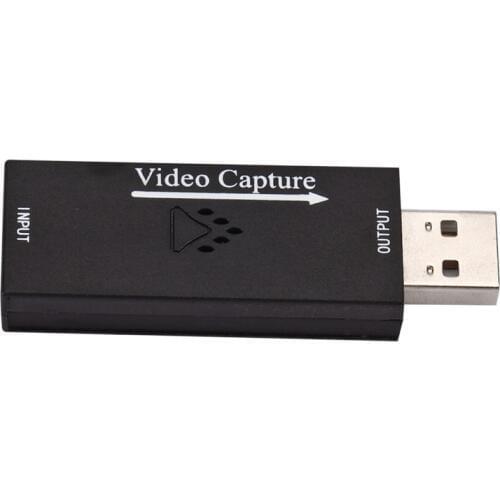 Mini Video Capture Card HDMI-compatible to USB 2.0 Video Grabber Record for Game DVD Camcorder Camera Recording Live Streaming