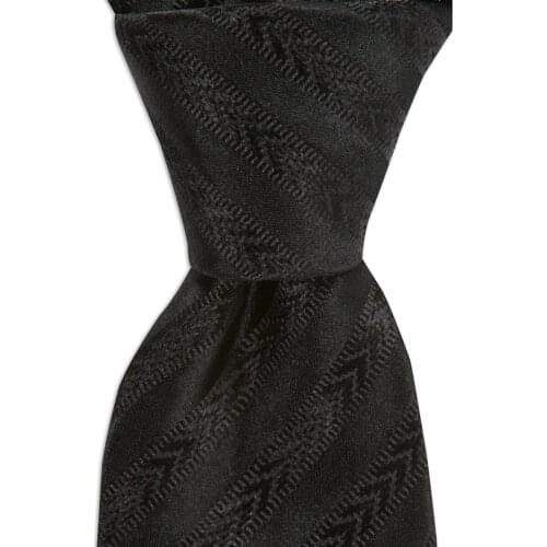 Mens Classic Striped Silk Necktie Made in Italy 8 Cm Width 145 Cm Length