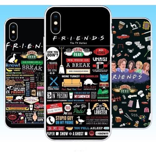 Silicone Case Coque For Meizu 17 16 16S Pro 16T 16Xs M5C A5 M6 M6T TPU Soft Cover Friends TV Show Phone Case