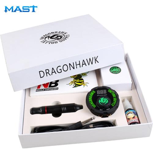 Professional Tattoo Kit Rotary Machine Gun Black Ink Set Power Supply Body Art Tools Set Tattoo Permanent Makeup Tattoo set