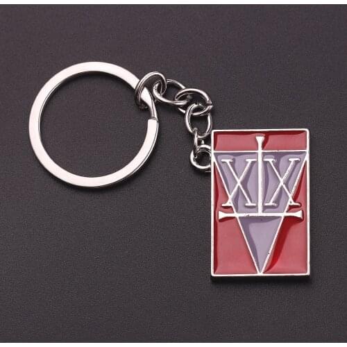 New game keychain HUNTER x HUNTER keychain GON FREECSS license pendant keychain fashion car Chaveiro keychain men