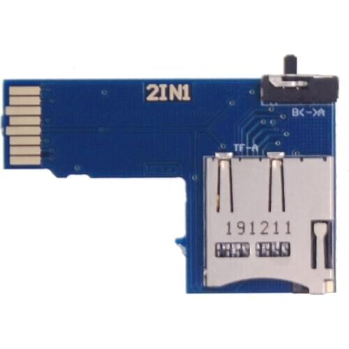 Raspberry Pi 4 Dual System Dual TF Card Adapter Memory Board | 2 In 1 Dual TF Micro SD Card Adapter for Raspberry Pi 3 / Zero W