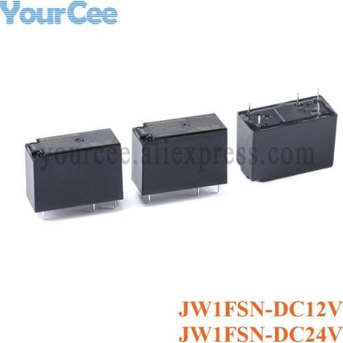 2PCS Relay JW1FSN-DC12V JW1FSN-DC24V JW1FSN DC12V DC24V AJW4211 AJW4212 5PINs Relays