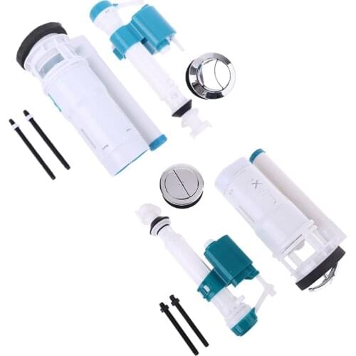 2021 New Dual Flush Fill Toilet Water Tank Connected Cistern Inlet Drain Valve Bathroom Facilities Repair Accessories