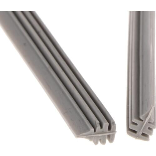 1 Pair Universal Car Window Boneless Wiper Blades Silicone Strips 28 inch