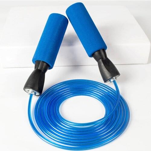 Jump Rope Tangle-Free Rapid Speed Jumping Rope Steel Wire Adjustable Foam Handles Jump Rope for Endurance Training Fitness