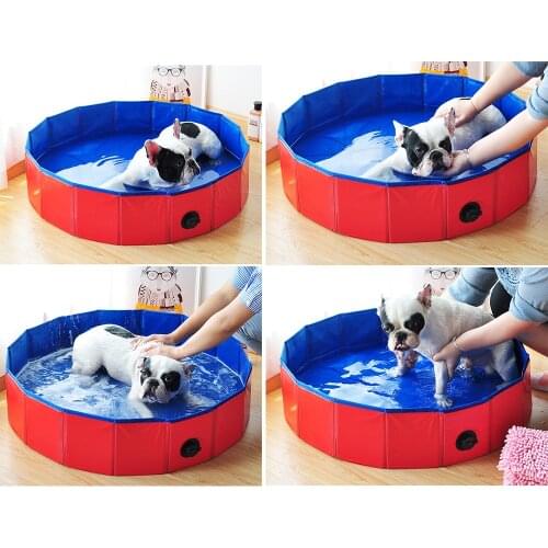 Foldable Dog Pool Dog bathtub Pet pool Foldable outdoor Swimming Pool for Kids Pet Bath Pool Bathtub Pool Dogs Cats Pet Bath Cle