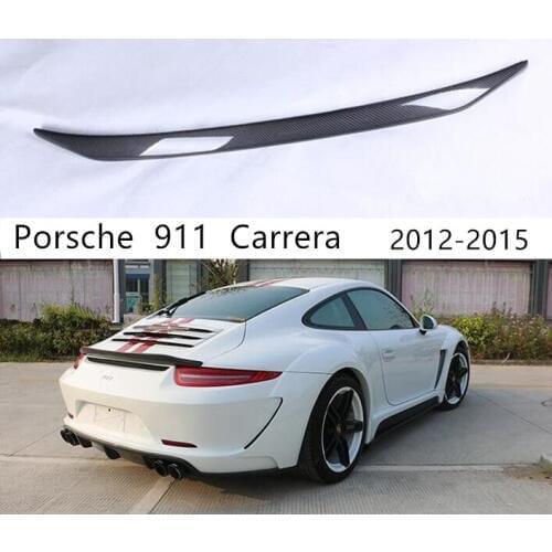 Carbon Fiber Spoiler For Porsche 911 Carrera 2012 2013 2014 2015 High Quality Wing Lip Spoilers