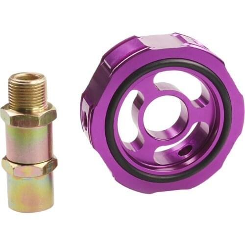 M20X1.5 and 3/4-16 Universal Oil Filter Cooler Sandwich Plate Adapter/Oil Adapter/Car Meter Sw1