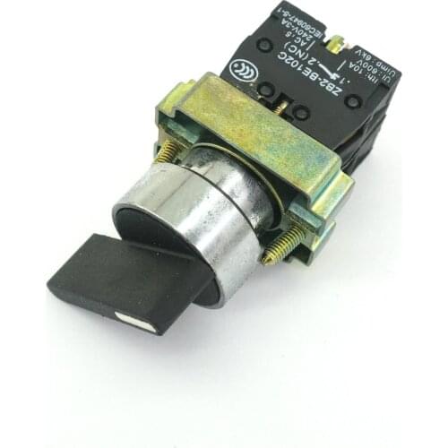 XB2BJ25C 1NC + 1NO 2 Positions Maintained Extended Lever Select Selector Switch