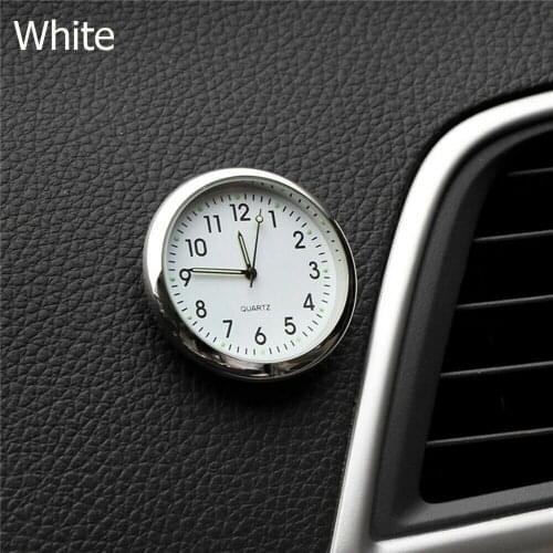 1 PC Car Air Vent Clock Analog Watch Home Luminous Office Quartz Stick-On Time