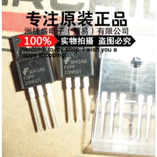 100% New Original In Stock FDPF20N50 20N50 FDPF20N50T 20A 500V