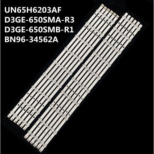 12pcs LED backlight strip for UN65J6200 UN65EH6000 UN65H6103 UN65H6203 D3GE-650SMA-R3 650SMB-R1 BN96-34562A 34563A 29076A 29077A
