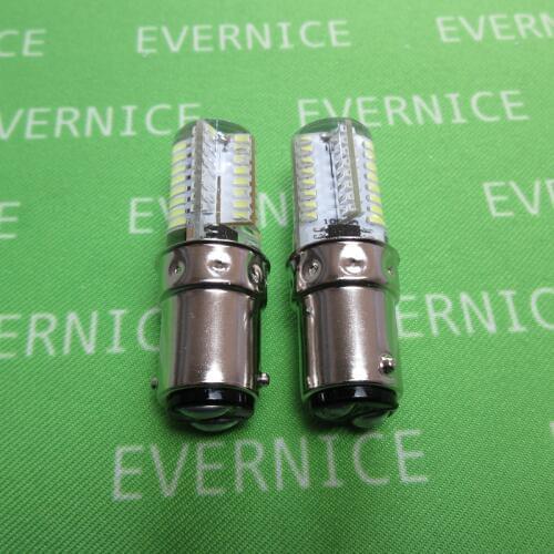 2 PCS 110V Push in Light Bulb 64 LED for Singer Kenmore Janome Juki Necchi Elna