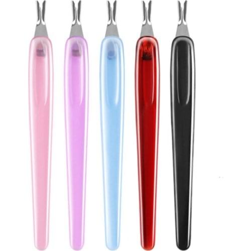 5PC/Set Nail Dead Skin Fork Nipper Cuticle Pusher Trimmer Callus Cuticle Remover Manicure Pedicure Stainless Steel Nail Art Tool