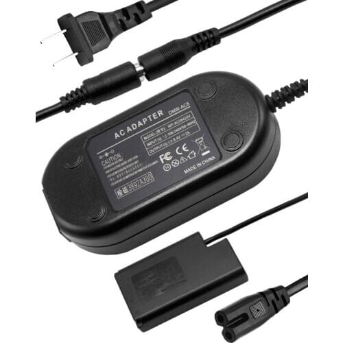 DMW-DCC16 DC Coupler DMW-AC8 AC Power Adapter Kit Charger for Panasonic LUMIX S1 S1M S1R S1RM LUMIX S Series Mirrorless Cameras
