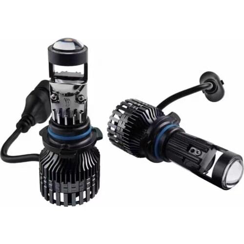 Auto Mini H7 LED H4 Mini Bi LED Projector Lens H4 H8 H9 H11 Canbus Automobles Headlight Lamp 70W/pair 16000LM 12V RHD LHD