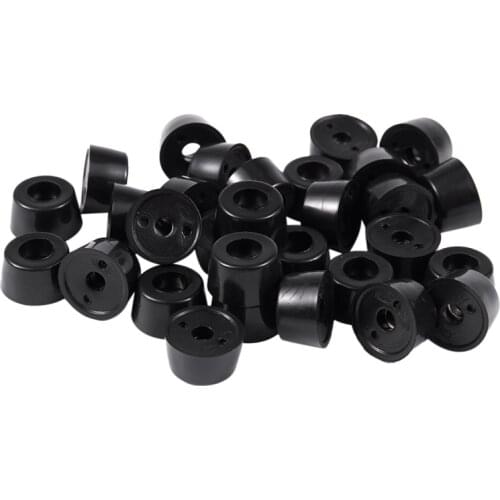Home Furniture Black Rubber feet 13 mm x 7 mm 30 PCS