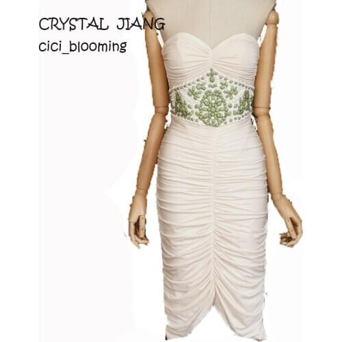 CRYSTAL JIANG Women's Dresses Above The Knee