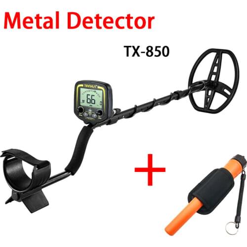 TX-850 Metal Detector Underground Depth 2.5m Scanner Search Finder Gold Treasure Detector + Metal Detector pointer Pinpointing