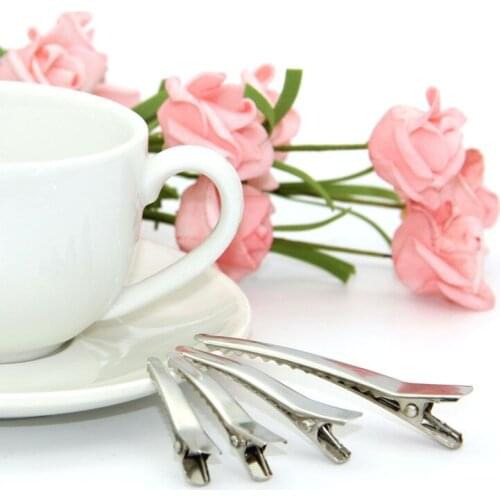 10pcs/lot 35mm-60mm Metal Crocodile Clips Cable Lead Testing Metal Alligator Clips Clamps Hair Clips Hairpins