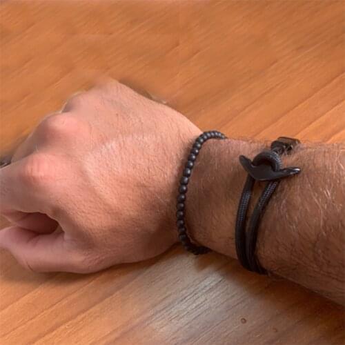 Minimalist 4/6/8/10/12mm Onyx Stone Bracelet Men Matte Beaded Braslet Gift For Husband Yoga Braclet Accessories Pulseras Homme