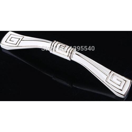 New 1pc 96mm Ivory Cabinet Hanles Euro-Style Furniture White Knob Creative Modern Cupboard Closet Drawer Handle Vintage Pulls