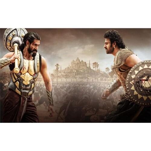 New Arrivals 5D DIY Full Round Diamond Painting Baahubali Movie Poster Embroidery Cross Stitch Rhinestone Home Decor Art Y1480