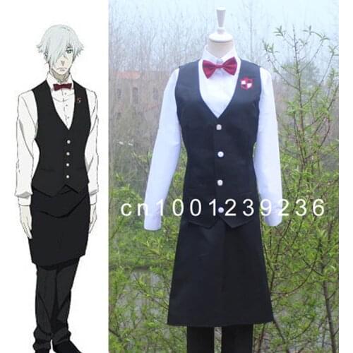 Death Parade Decim Cosplay Costume Customized