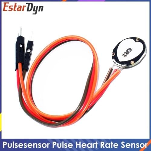 I25 1pcs pulsesensor pulse heart rate sensor open source hardware development