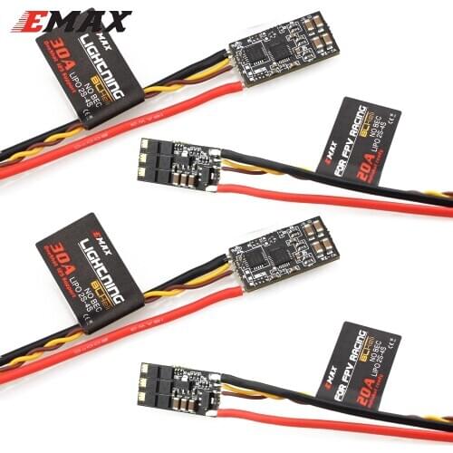 RC ESC,EMAX BLHeli lightning 20A/30A Micro Mini Electronic Speed Controller for Racing Drone RC Multicopter