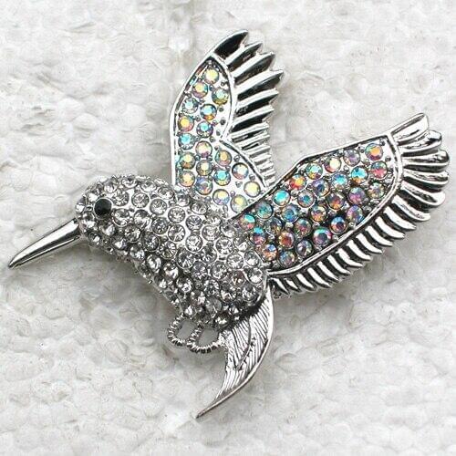 Rhinestone Bird Pin brooches C330 AF