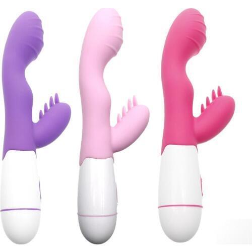 LOAEY 30 Speeds G Spot Vibrators for Women, USB Rechargeable Dual Vibration Waterproof Adult Sex Toys Erotic Machine