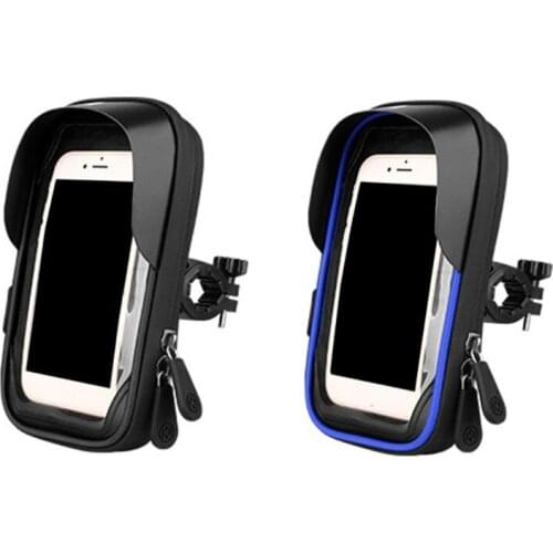 Waterproof Bike Frame Bag Bicycle Handlebar Pannier Mobile Phone Holder Pouch Mountain Bike Front Beam Package Riding