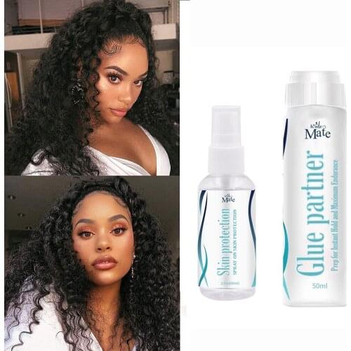 WaterProof Liquid Lace Wig Glue Bonding clear Glue Invisible Adhesive With 1 Bottle Remover For Lace Wig Adhesives Bobo Wig Bond