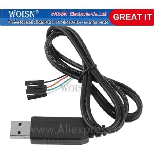 1PCS 1m USB To RS232 TTL UART PL2303HX Auto Converter USB to COM Cable Adapter Module new In Stock