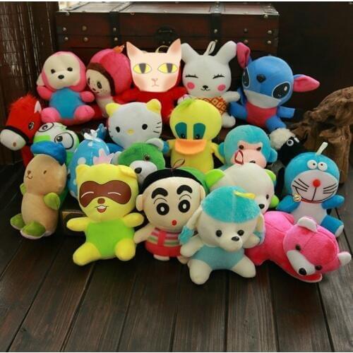 5pcs/Lot Baby Doll Stuffed Plush Toy Doll Girl Kid Kawaii Cute Gift Present Christmas Tree Ornament Decoration Small Pendant