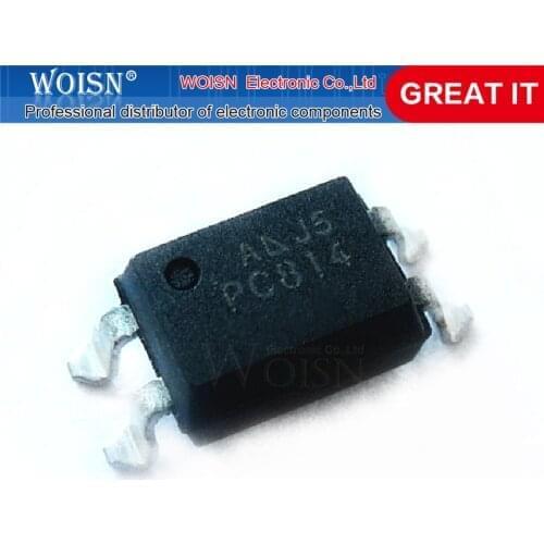 5pcs/lot FOD814 PC814 EL814 LTV-814 FOD814 PC814A SOP-4 SMD opto-isolator transistor Photovoltaic Output In Stock