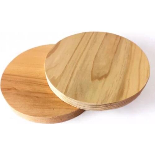 8pcs Diameter：80mm Thickness :15mm Solid Wood Round Wood Chip Fir Round Block Circular Wood Board Model Wood Diy Profiled