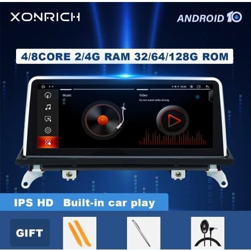 4GB Android 10.0 Car Radio Multimedia Player For BMW X5 E70 X6 E71 2007-2013 Original CCC or CIC GPS Navigation Screen Head unit