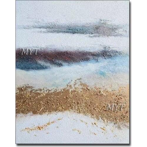 Unframed Heavy Textured Abstract Acrylic Painting Wall Art Canvas Artwork Hand-painted Wall Picture From Photo For Living Room
