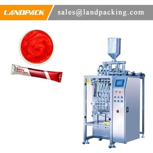 Chili Sauce Multi Lane Stick Packing Machine High Quality Liquid Sauce Vertical Packing Machine Supplier