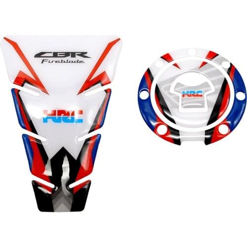 For Honda CBR VFR CB NSR VTR CBF CBX 125 250 400 CBR600 900 1000 Motorcycle Fuel Gas Cap Cover Tank Protector Pad Stickers Decal