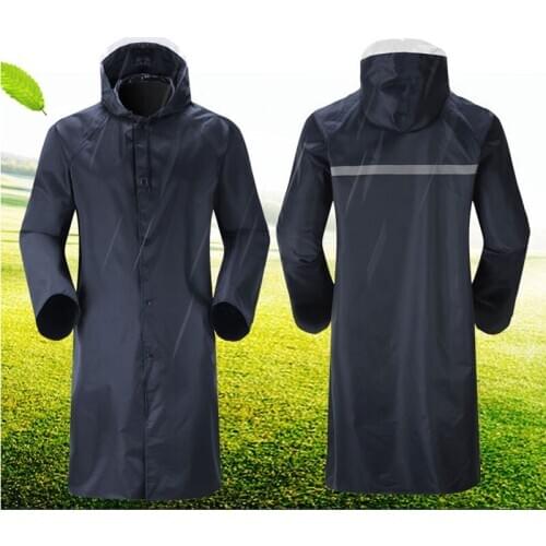 Oxford Raincoats for Adults Waterproof Breathable Reusable Rain Ponchos with Hoods and Sleeves Lightweight for Men Women SAL99