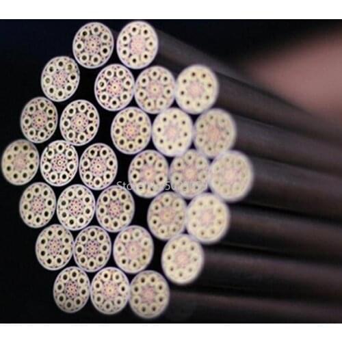 Brand New Brass Mosaics Rivets Parts for DIY Knife Shank 120mm Nail Steel Tube 6mm DIY Knife Handle Screw Flower Style