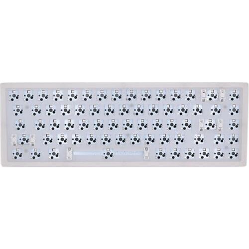 Keypro 68 key Custom Mechanical Keyboard Kit 68 keys PCB CASE hot swappable switch support lighting effects with RGB switch led
