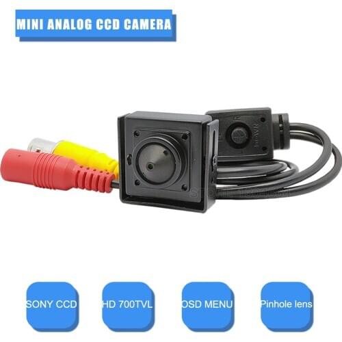 Mini Camera 700TVL Analog Camera Sony CCD Small Cctv Camera Indoor Home Security Camera Surveillance video camera OSD Menu Cam