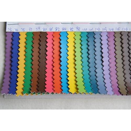 Napa grain leather/ synthetic leather 0.65mm thick PU leather fabric/ sofa clothing soft hard bag decorated material decoration